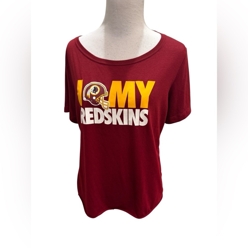 Washington I Love My Redskins Women’s Nike Tee Shirt Size  XL Football Fall